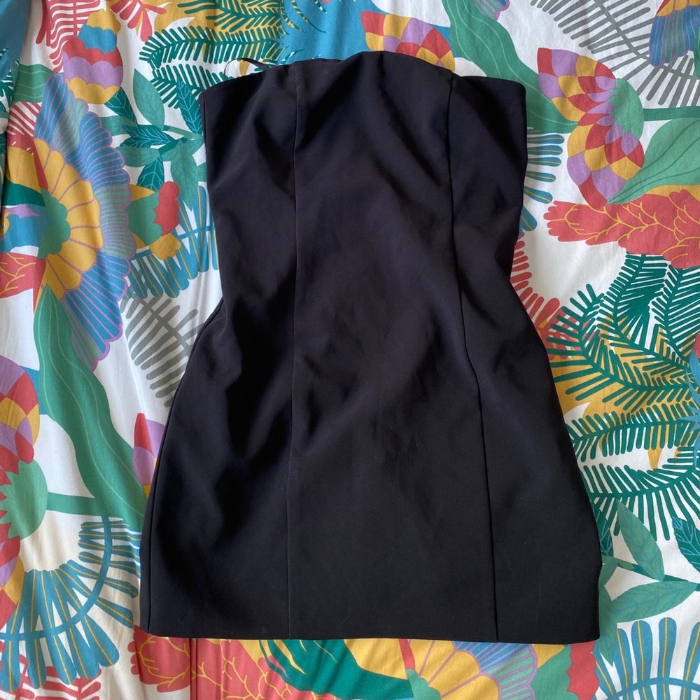 Rare Black Strapless Camila Coello from Revolve